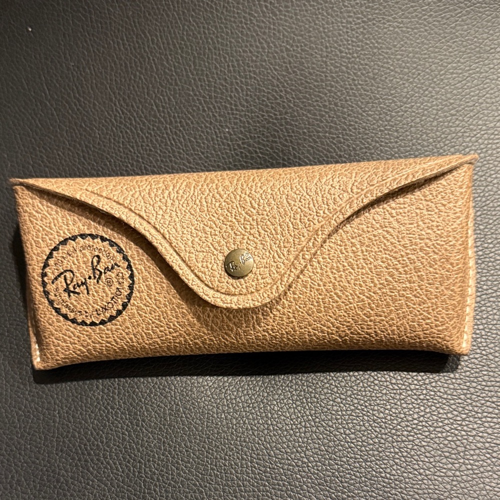Ray-Ban Tan Eyeglass Case